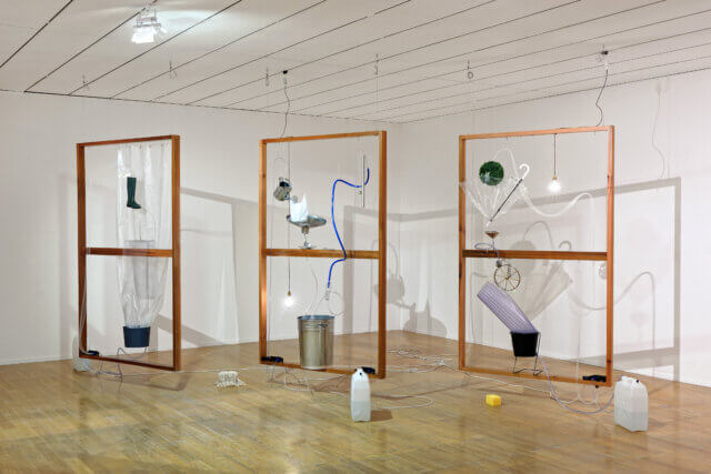 Yuko Mohri, 'Moré Moré (Leaky): The Falling Water Given #4-6,' 2015. Photo: Keizo Kioku. Photo Courtesy: Nissan Art Award