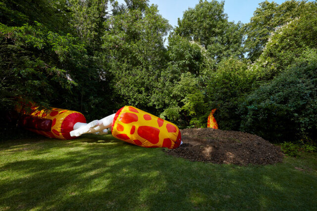 Installation view of Wong Ping, 'Heart Digger,' at Camden Art Centre, 2019. Photo: Luke Walker 