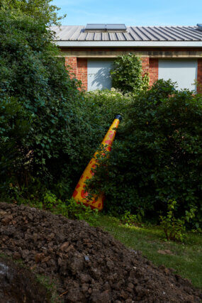 Installation view of Wong Ping, 'Heart Digger,' at Camden Art Centre, 2019. Photo: Luke Walker 