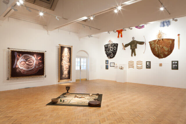 Installation view of The Bruce Lacey Experience at Camden Art Centre, 2012. Photo: Angus Mill