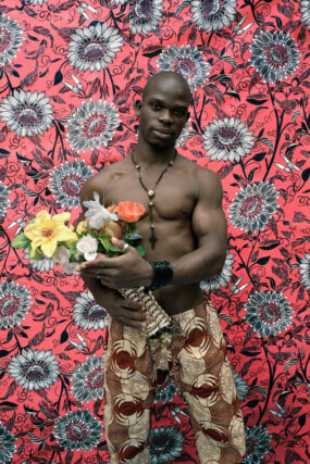 Leonce Raphael Agbodjelou, Untitled (Musclemen series), 2012. Image courtesy of Jack Bell Gallery