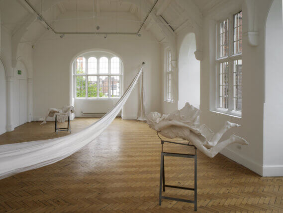Installation view of Christine Borland: Cast From Nature, 2011 at Camden Art Centre. Photo: Andy Keate