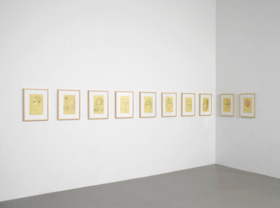 Installation view of Dieter Roth: Diaries at Camden Art Centre, 2013. Photo: Andy Keate