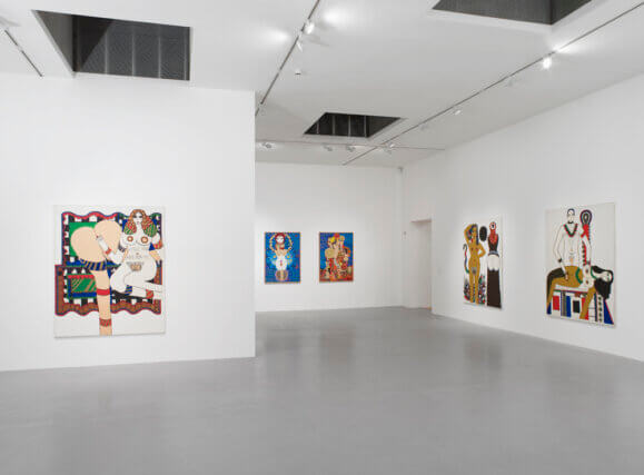 Installation view of Dorothy Iannone 'Innocent and Aware' at Camden Art Centre, 2013. Photo: Andy Keate © Camden Art Centre