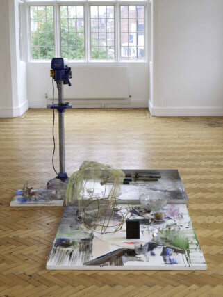 Installation view of Head Wig (Portrait of an Exhibition), Camden Art Centre, 2009. 