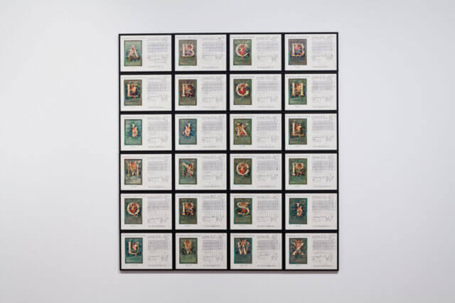 Installation view of Hanne Darboven at Camden Arts Centre, 2012. Photo: Angus Mill © Hanne Darboven Stiftung