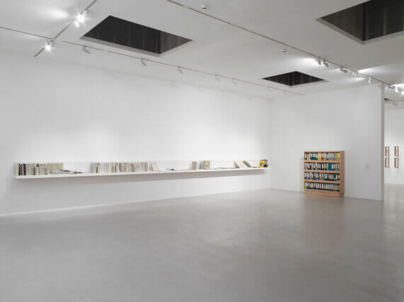 Installation view of Dieter Roth: Diaries at Camden Art Centre, 2013. Photo: Andy Keate