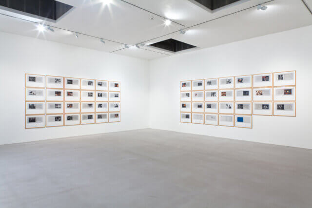 Installation view of Hanne Darboven Appointment Diary 1988/98 at Camden Arts Centre, 2012. Courtesy Falckenberg Collection / Deichtorhallen Hamburg. Photo: Angus Mill © Hanne Darboven Stiftung