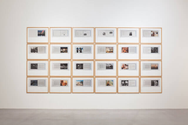 Installation view of Hanne Darboven Appointment Diary 1988/98 at Camden Arts Centre, 2012. Courtesy Falckenberg Collection / Deichtorhallen Hamburg. Photo: Angus Mill © Hanne Darboven Stiftung