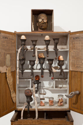 Installation view of The Bruce Lacey Experience at Camden Art Centre, 2012. Photo: Angus Mill