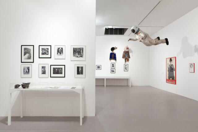 Installation view of The Bruce Lacey Experience at Camden Art Centre, 2012. Photo: Angus Mill