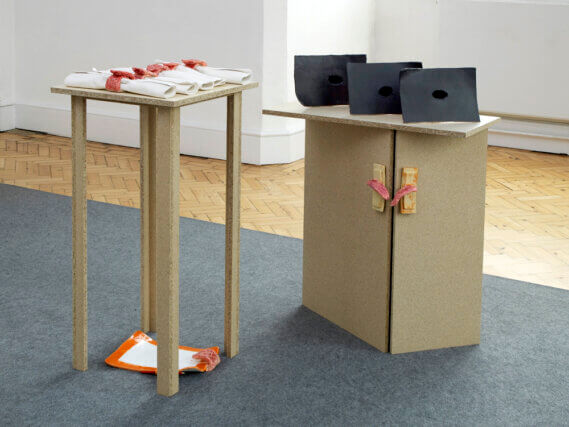 Installation view of Emma Hart: Dirty Looks at Camden Art Centre, 2013. Photo: Andy Keate © Camden Art Centre