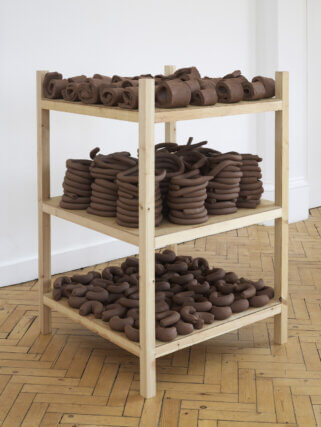 Installation view, Anna Maria Maiolino at Camden Arts Centre. Photo credit Andy Keate
