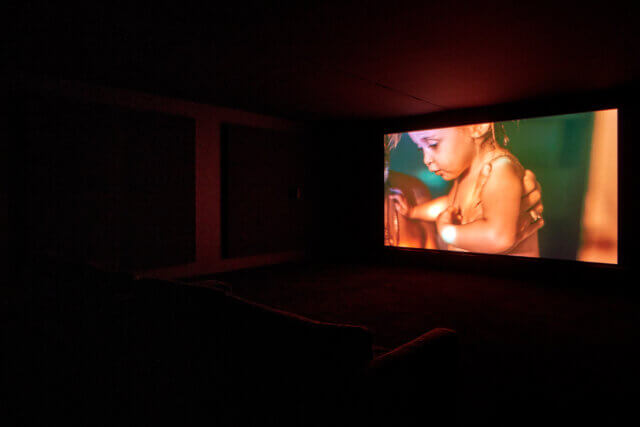 Installation view of Beatrice Gibson, 'Crone Music,' Camden Art Centre, 2019. Photo: Luke Walker