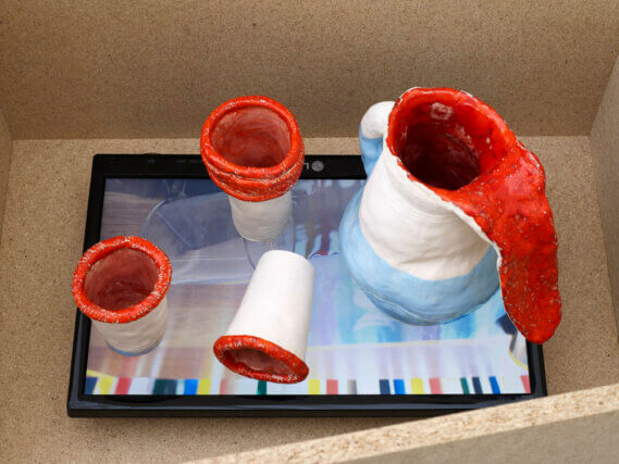 Installation view of Emma Hart: Dirty Looks at Camden Art Centre, 2013. Photo: Andy Keate © Camden Art Centre