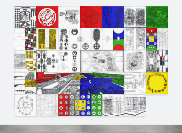 Matt Mullican, Untitled (88 Maps Colour), 2011, Courtesy of Mai 36 Galerie, Zurich