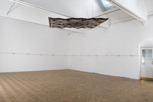 Mircea Cantor, instalation view of The Need for Uncertainty, Camden Art Centre, 2009. 