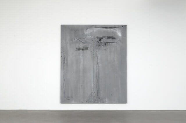 Michael Raedecker, installation view of Line-up, Camden Art Centre, 2009
