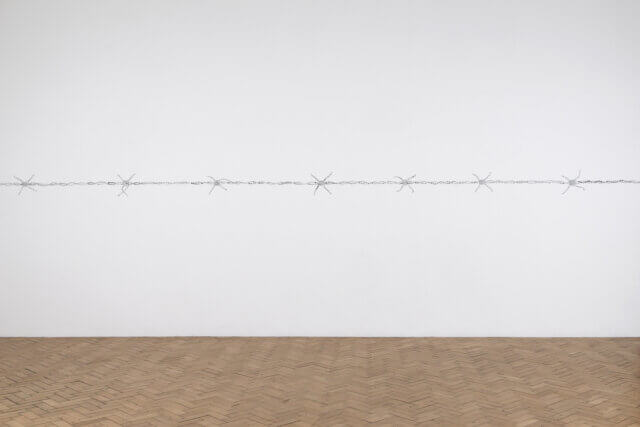 Mircea Cantor, instalation view of The Need for Uncertainty, Camden Art Centre, 2009. 
