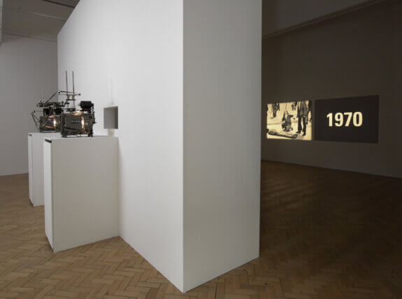 Installation view of Kerry Tribe: Dead Star Light at Camden Art Centre, 2011. Photo: Andy Keate