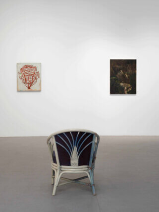 Installation view of Head Wig (Portrait of an Exhibition), Camden Art Centre, 2009.