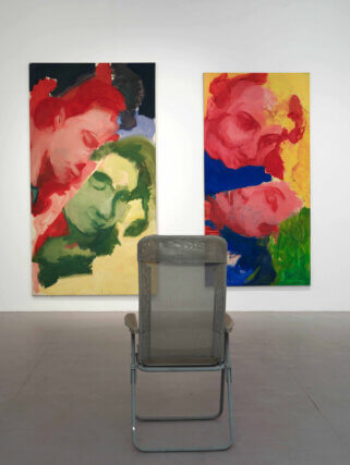 Installation view of Head Wig (Portrait of an Exhibition), Camden Art Centre, 2009.