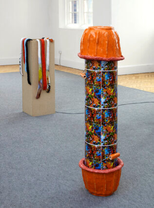 Installation view of Emma Hart: Dirty Looks at Camden Art Centre, 2013. Photo: Andy Keate © Camden Art Centre