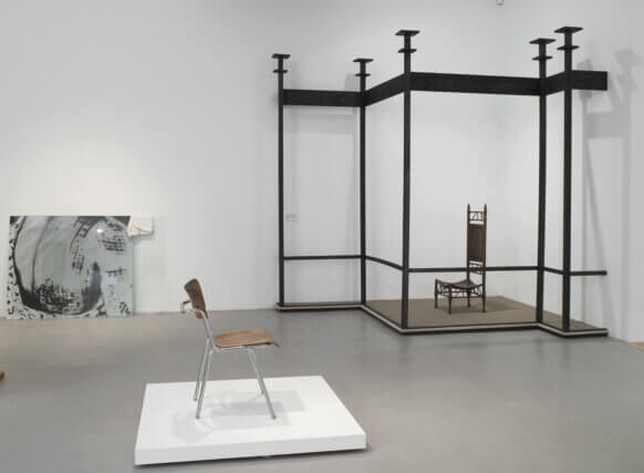 Installation view of Never The Same River (Possible Futures, Probable Pasts) at Camden Arts Centre 2010/11. Photo: Andy Keate