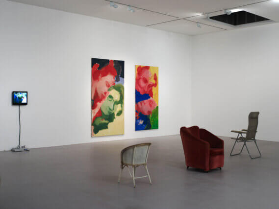 Installation view of Head Wig (Portrait of an Exhibition), Camden Art Centre, 2009.