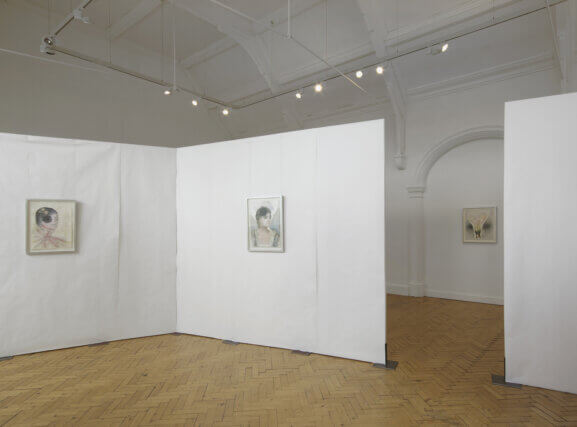 Installation view of Mathilde Rosier: Necklace of Fake Teeth at Camden Art Centre, 2011. Photo: Andy Keate
