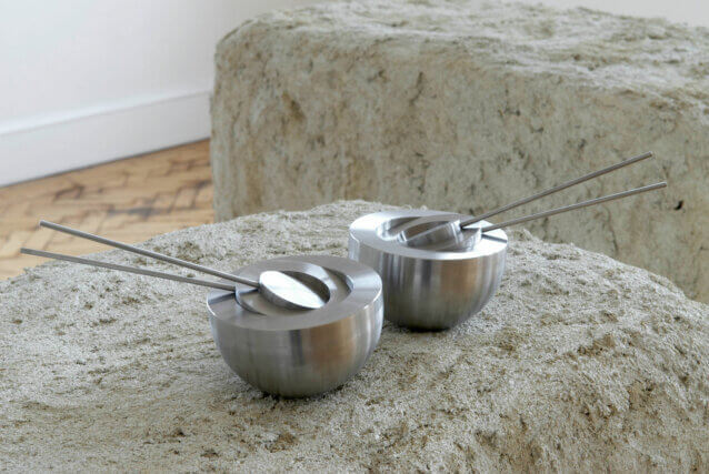 Installation view of Shifting Ground, Claire Barclay at Camden Art Centre, 2008.