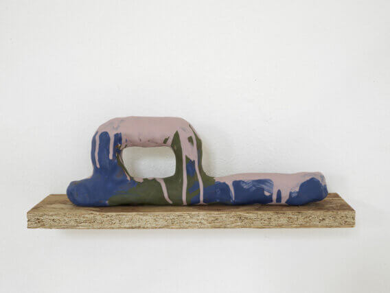 Installation view of Katie Cuddon: Spanish Lobe at Camden Art Centre, 2011. Photo: Andy Keate