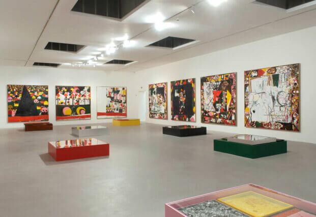 Installation view of The Sum, Tal R, Camden Art Centre, 2008.