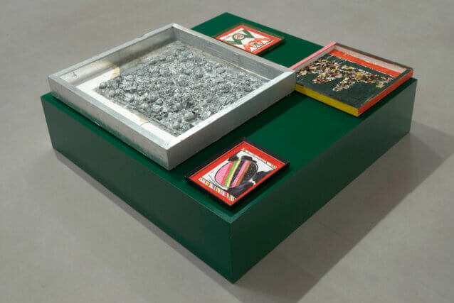 Installation view of The Sum, Tal R, Camden Art Centre, 2008.