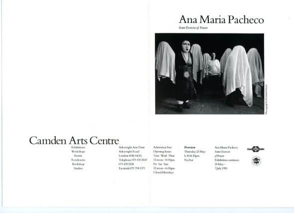 Camden Art Centre Preview Invitation, 1991 