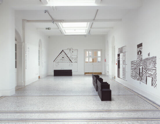 Installation view, Archipeinture: painters build architecture, Camden Art Centre, 2006