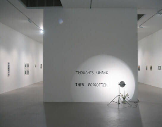 Installation view, All is Falling, Bas Jan Ader, Camden Art Centre, 2006