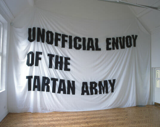 Installation view, Film, Video and 18th Century Politics, Roderick Buchan, Camden Art Centre, 2005