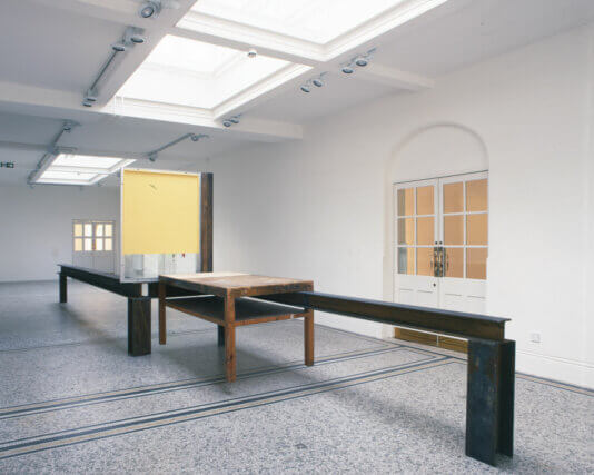 Installation view, Camden Art Centre, Pedro Cabrita Reis, 2004