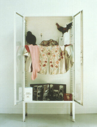 Installation view of Sophie Calle's exhibition 'Double Game' at Camden Art Centre 1999. 