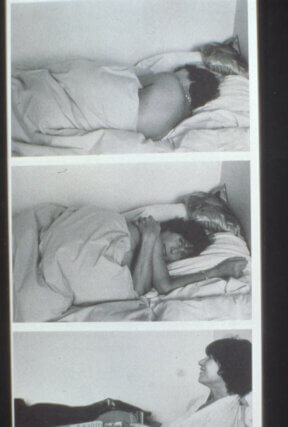 Installation view of Sophie Calle's exhibition 'Double Game' at Camden Art Centre 1999. 