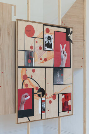 Installation view of Steffi Klenz,Tensed Muscle at Camden Art Centre, 2021. Image: Rob Harris