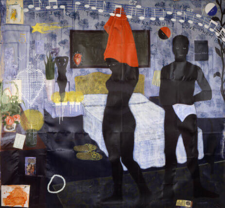 Installation view, Along the Way, Kerry James Marshall, Camden Art Centre, 2006