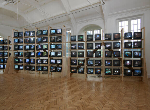 Installation view of Dieter Roth: Diaries at Camden Art Centre, 2013. Photo: Andy Keate