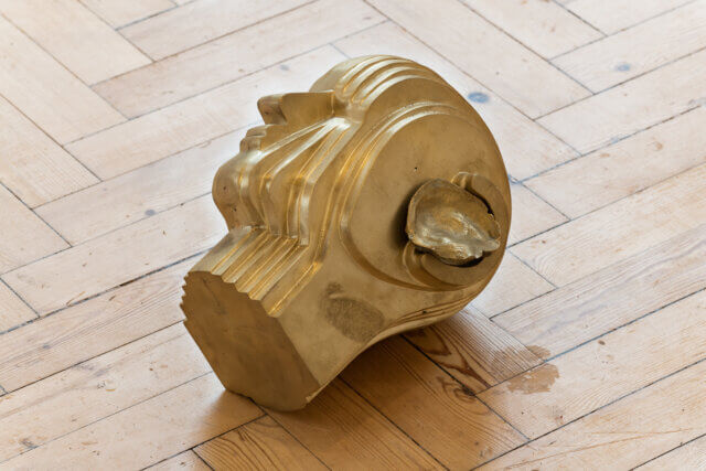 Installation view of Athanasios Argianas, 'Hollowed Water,' at Camden Arts Centre, 2020