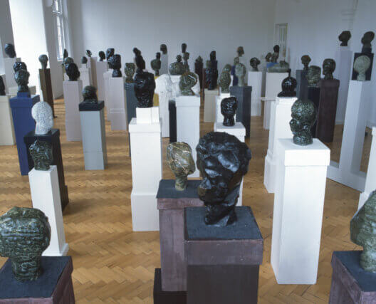 Daniel Silver, installation view of Heads, Camden Art Centre, 2007