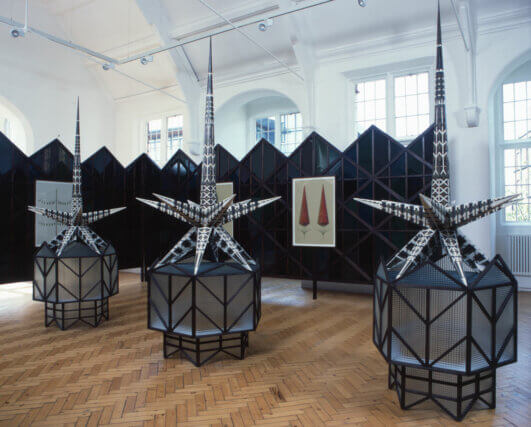 Installation view of David Thorpe: The Defeated Life Restored at Camden Art Centre, 2007