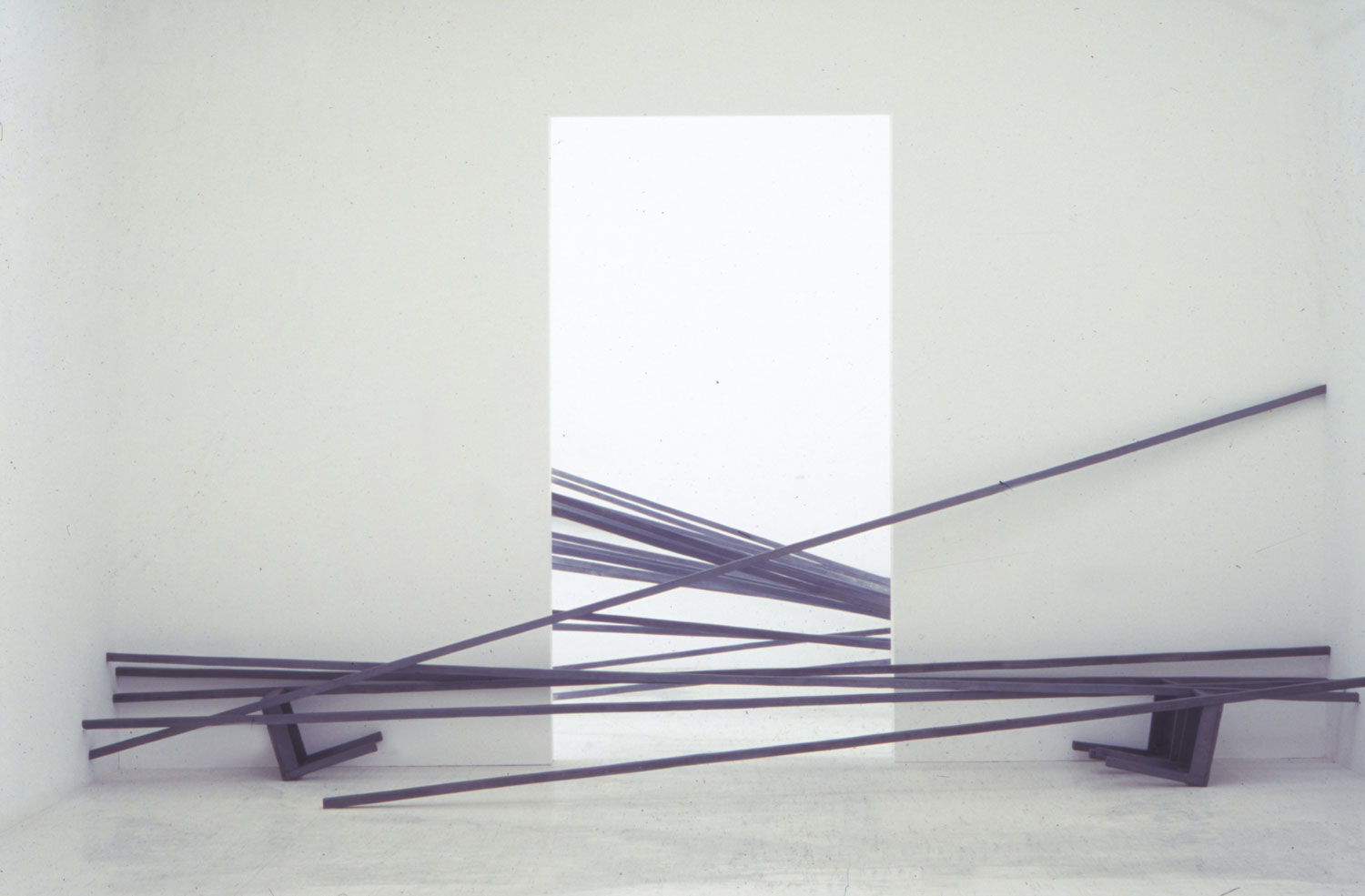 Installation view of Doris Salcedo at Camden Art Centre, 2001