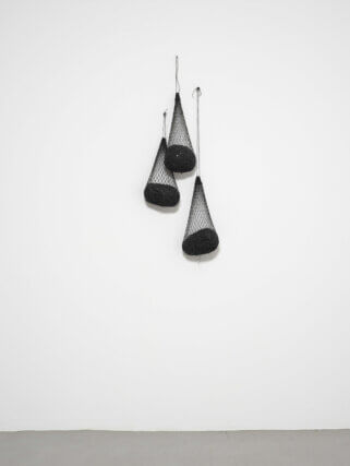 Installation view of Eva Hesse: Studiowork at Camden Art Centre, 2009/10. Photo: Andy Keate