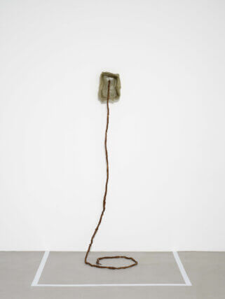 Installation view of Eva Hesse: Studiowork at Camden Art Centre, 2009/10. Photo: Andy Keate